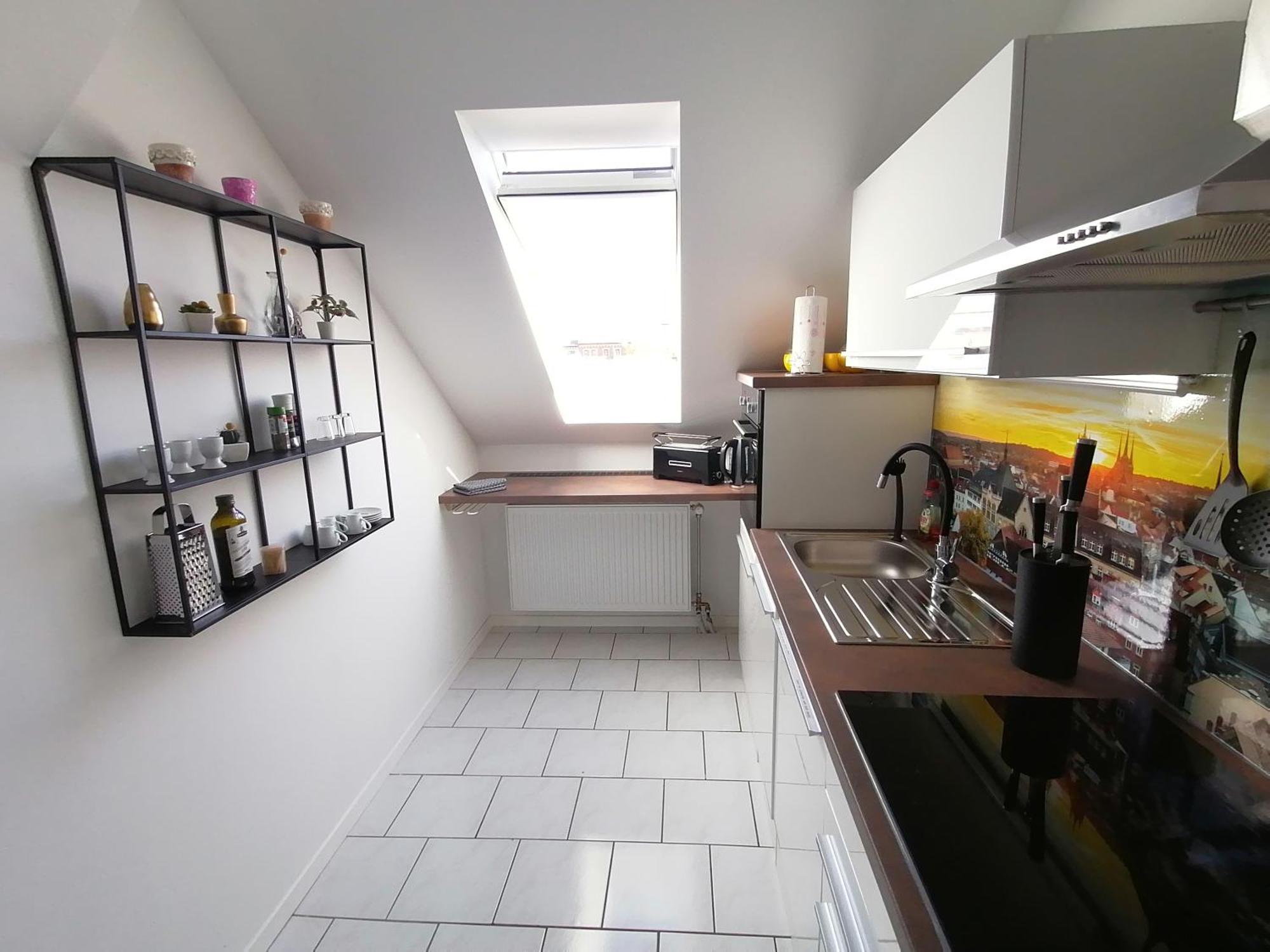 Auszeit2 Erfurt - Stilvolle Dachwohnung Mit Parkplatz - Zentrumsnah Экстерьер фото